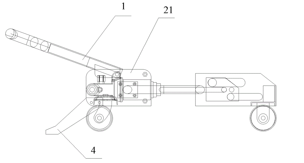 Electrometric handcart tool