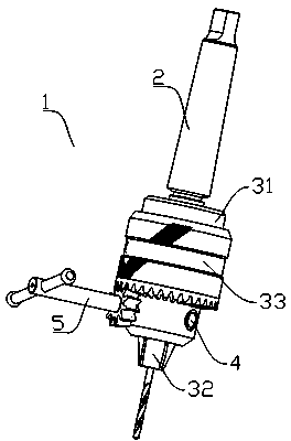 Chuck used for speed-changing electric drill