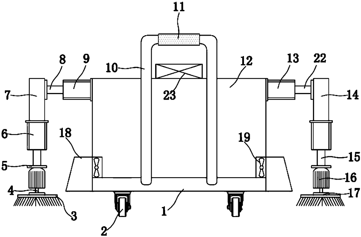 Ship steeL pLate anti-rust voyage repair device