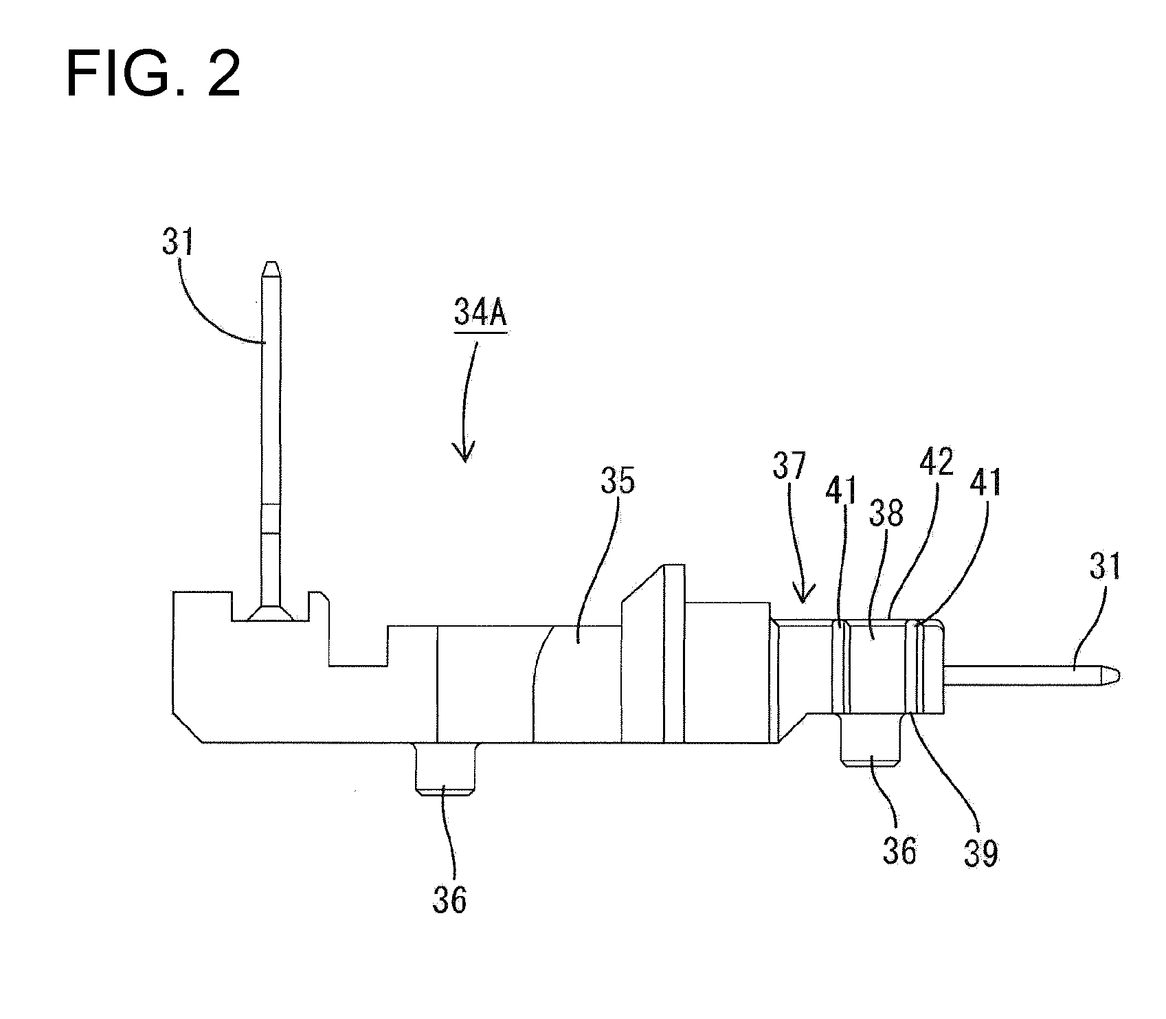 Case-integrated connector