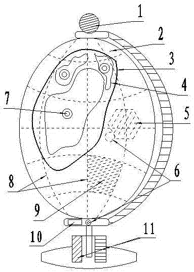 Self-electricity-generating study-type tellurion device