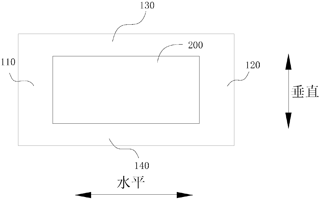 Grid mesh electrode and preparation method thereof