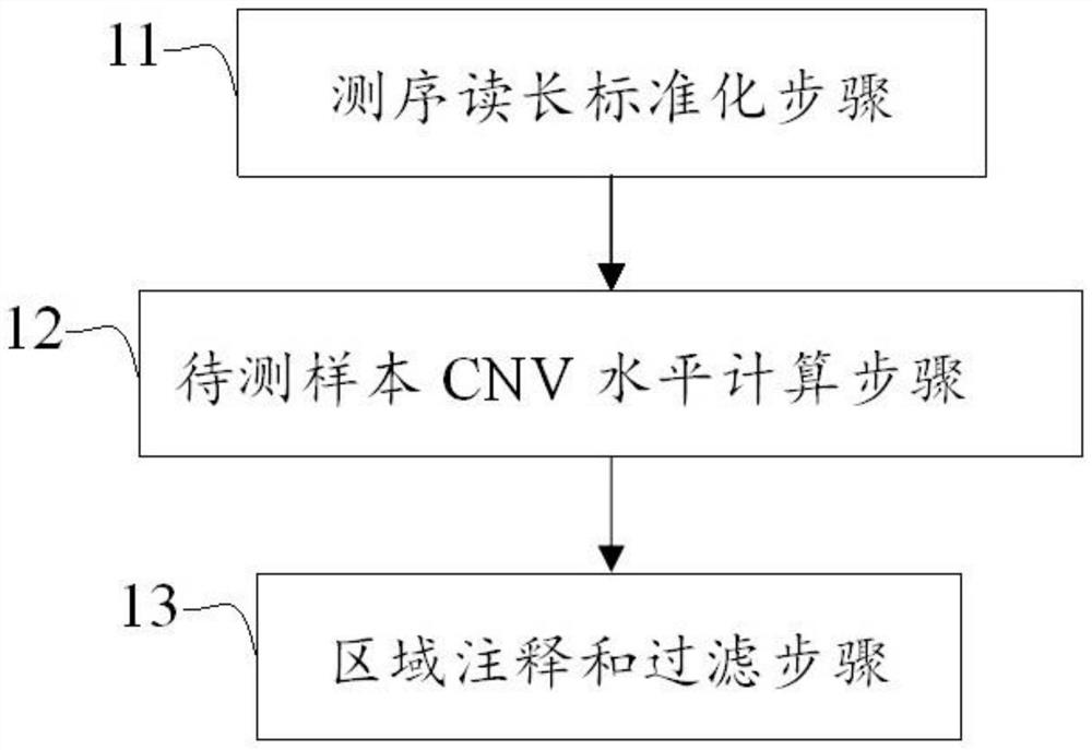 Method and device for detecting DNA copy number variation of single sample tumor