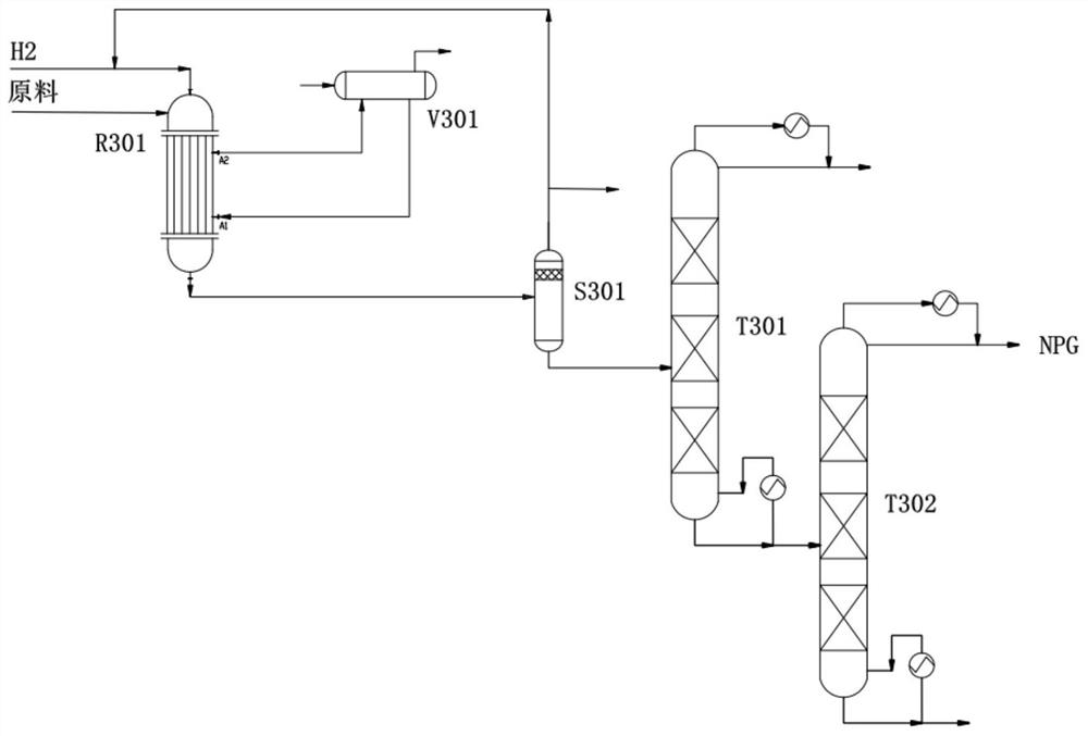 Process for producing neopentyl glycol by continuous catalytic hydrogenation