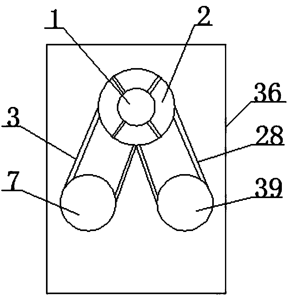 Automatic cooling and cleaning integrated device for machine tool cutting machining process