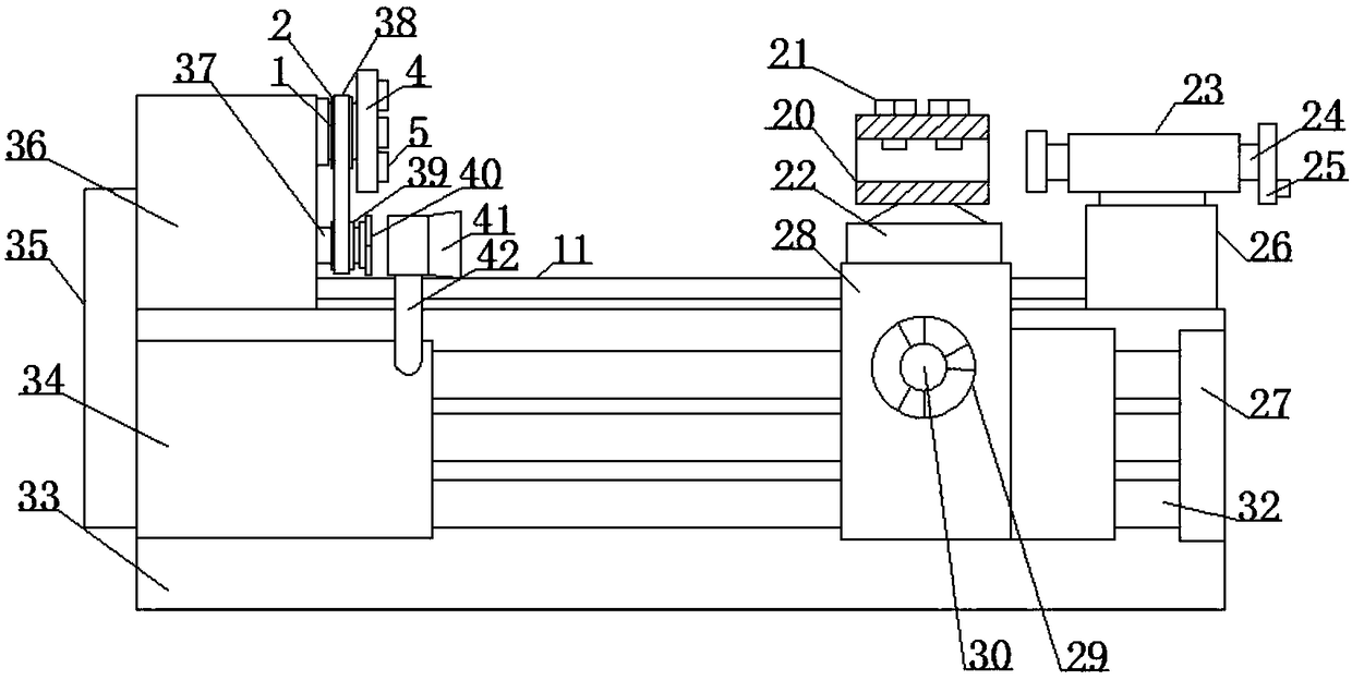 Automatic cooling and cleaning integrated device for machine tool cutting machining process