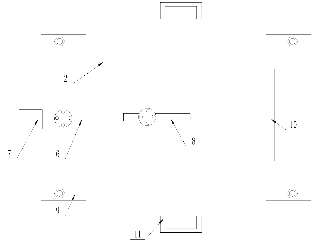 A device for testing the oxygen diffusion coefficient of concrete