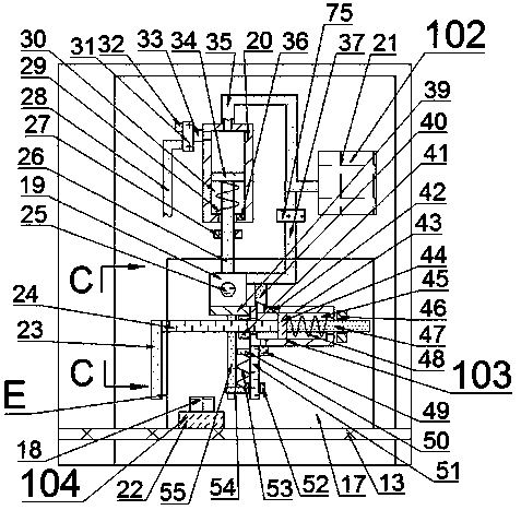 Device for detecting size of rectangular chip capacitor