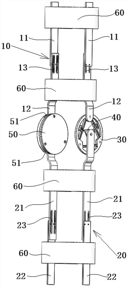 Joint support device based on compliant constant torque mechanism