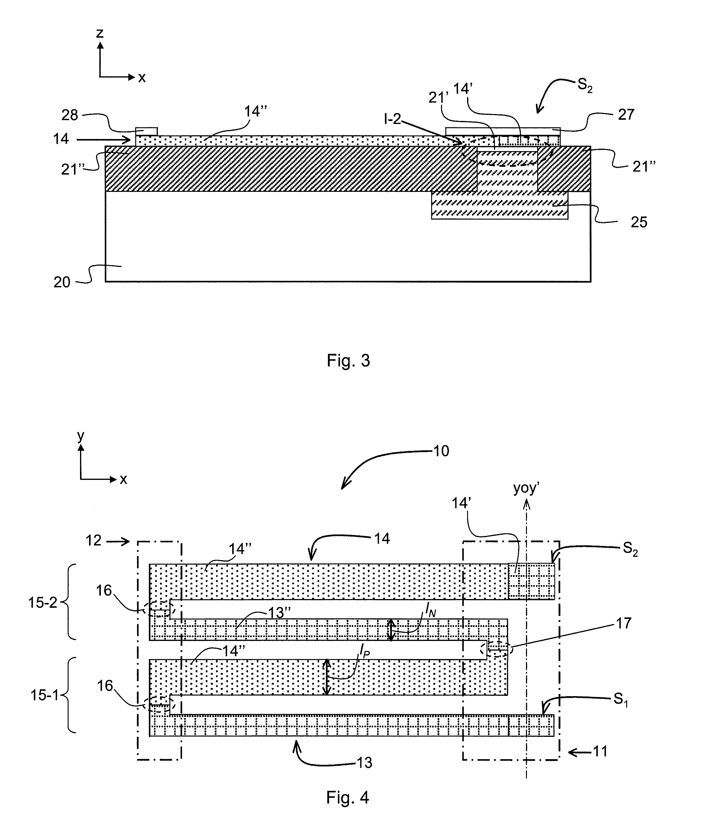 Differential temperature sensor and its capacitors in cmos/bicmos technology