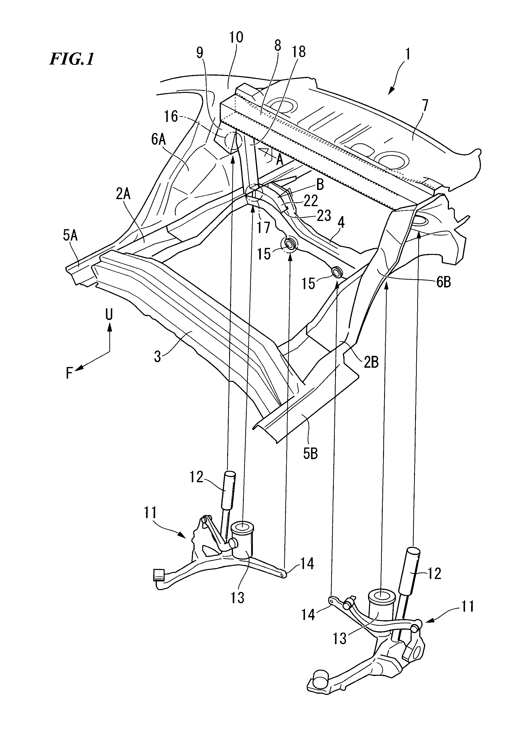 Vehicle rear portion structure