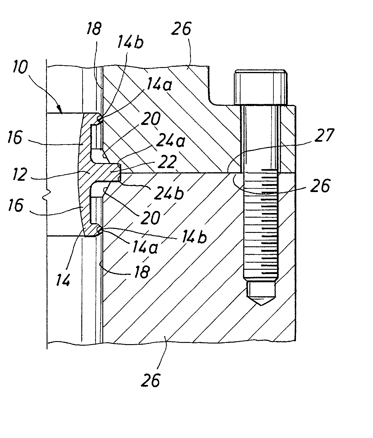 Metal-to-metal seal with soft metal insert