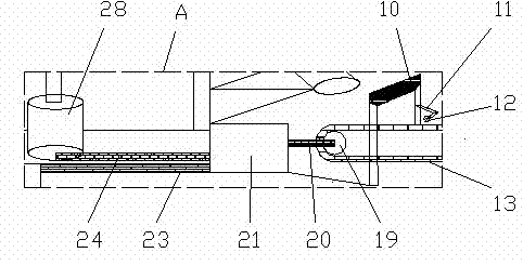 Automatic fruit-picking and leave-removing device