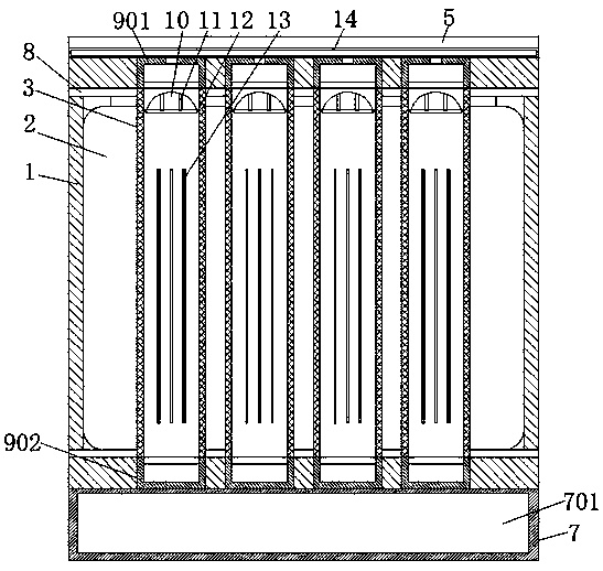 Automatic temperature-control and cooling device for lithium battery