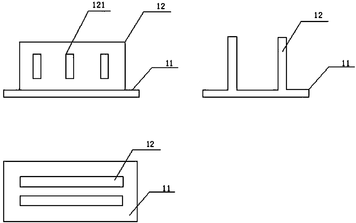 Large-span cantilever structure formwork supporting I-shaped steel pre-embedded part and construction method thereof