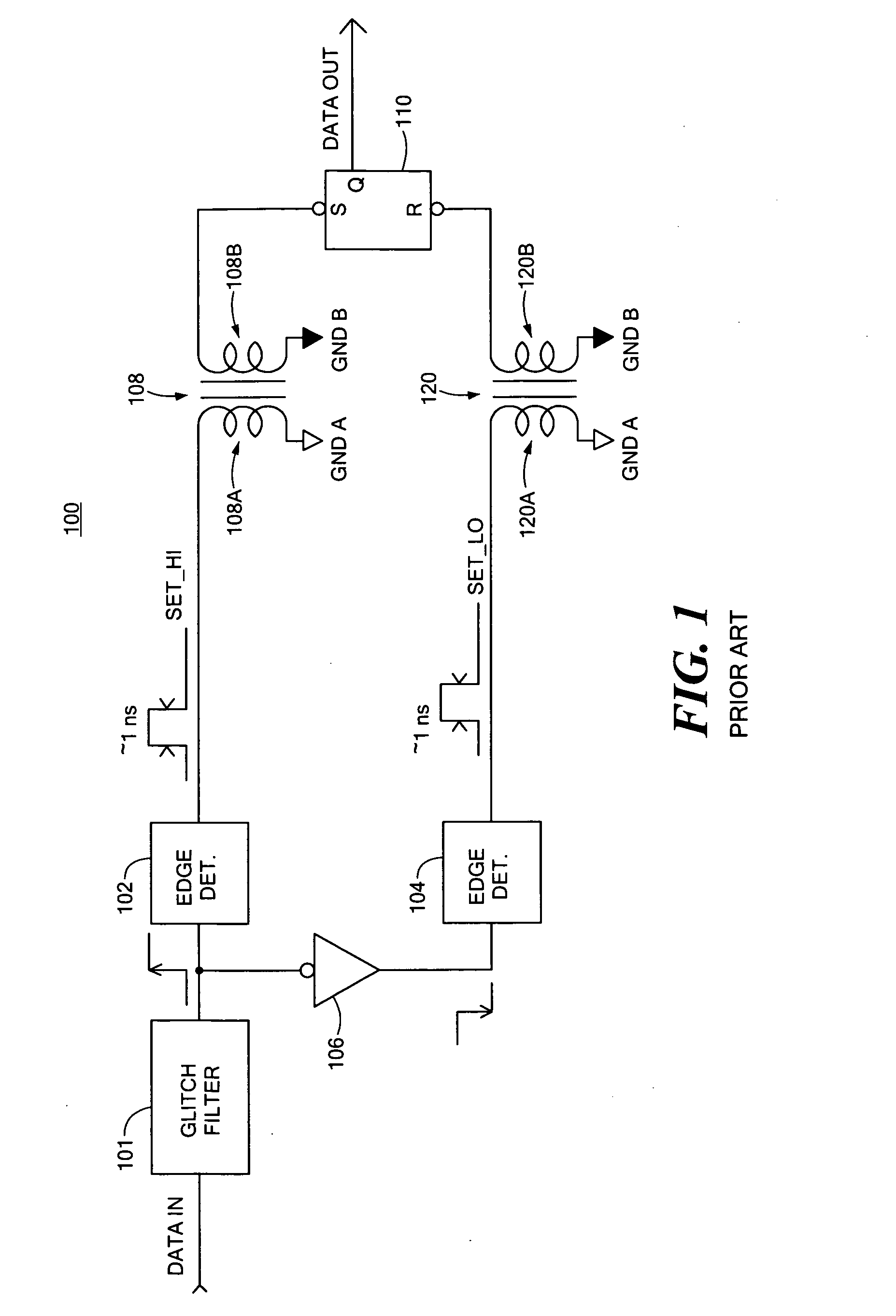 Signal isolator using micro-transformers