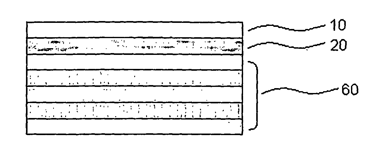 Wood flooring with laminated wood and plastic layers using symmetric structure and method of manufacturing the same