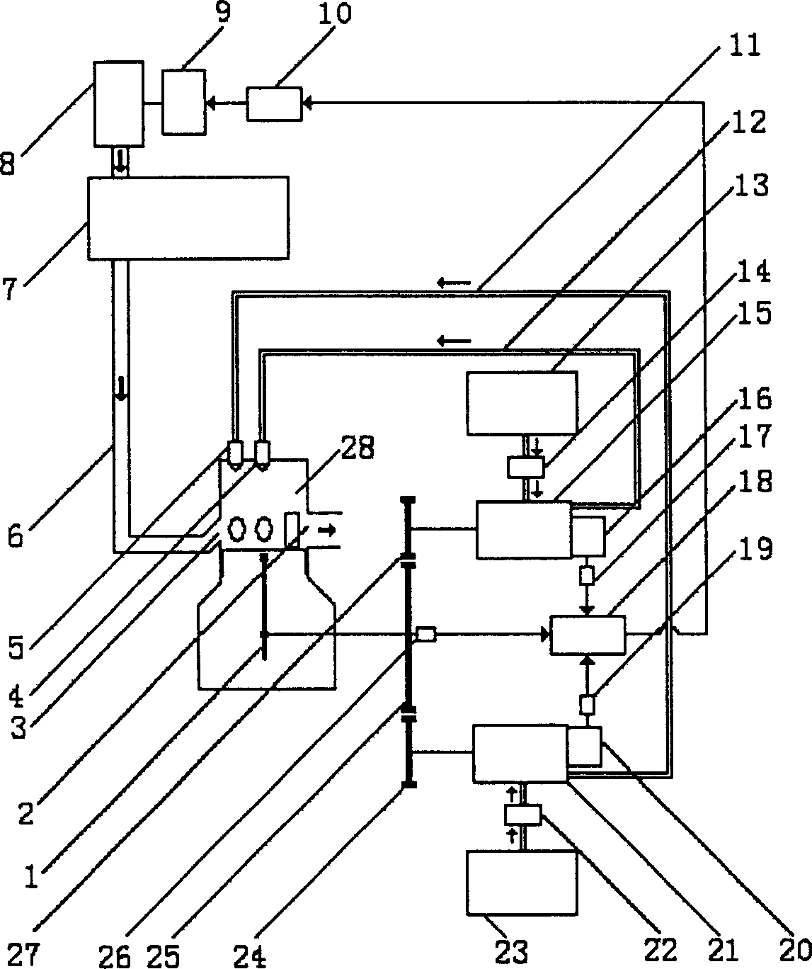 Low emission combustion system of flexible fuel engine