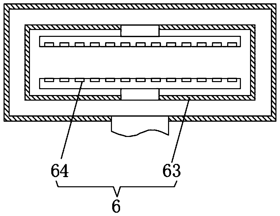 Textile material dyeing processing device