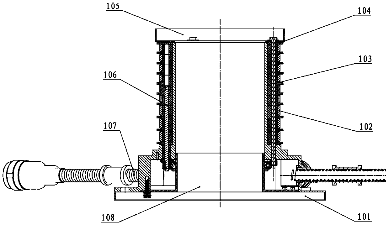 Anti-icing collector ring of helicopter tail rotor