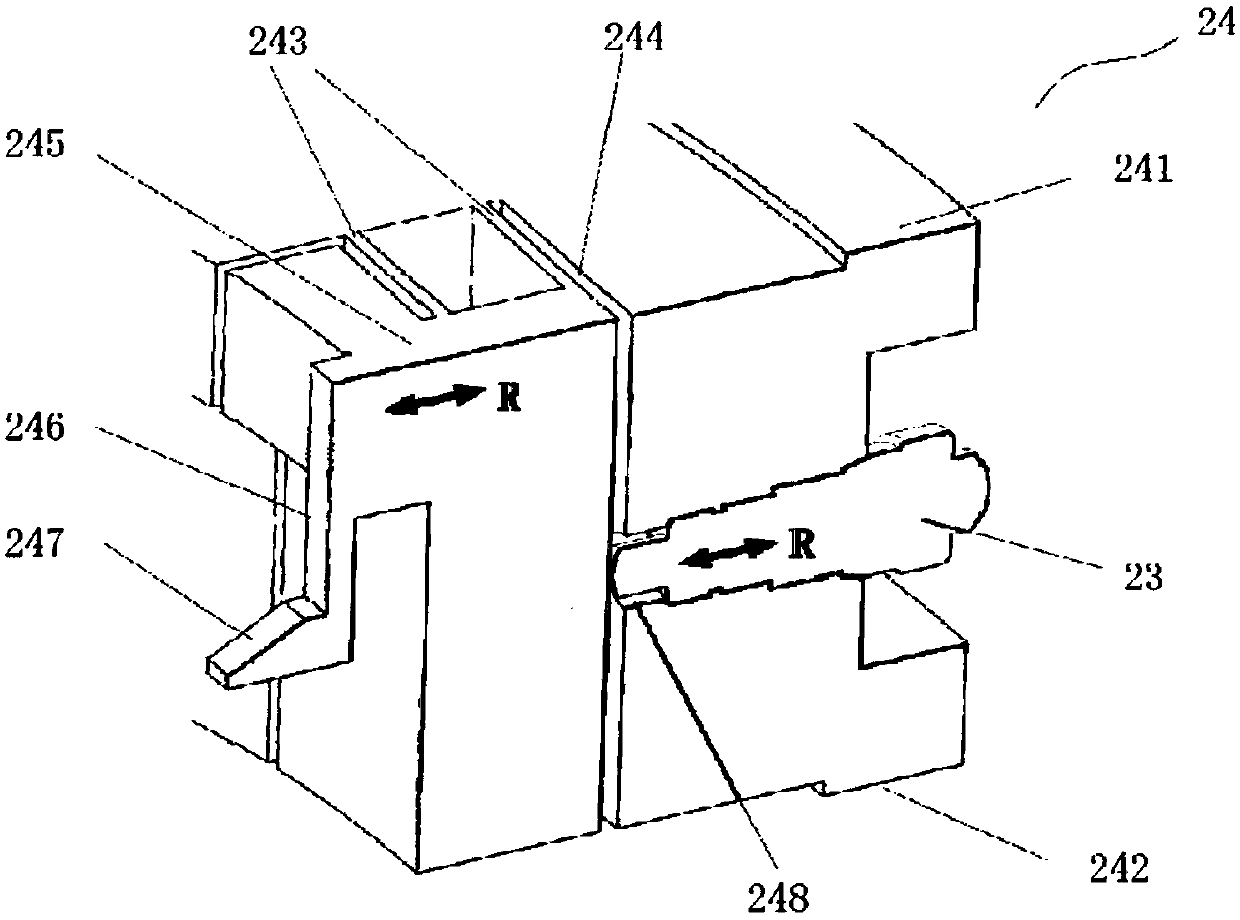 Optical element support structure, unit mirror group, exposure optical system and photolithography machine