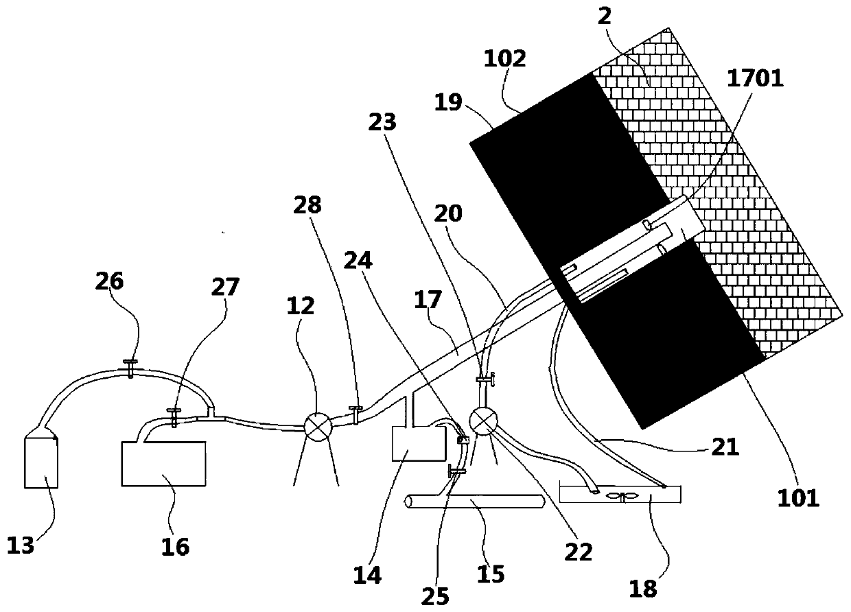 System and method for enhancing gas extraction through drilling slag discharge and hydraulic oscillation fracturing based on nanofluids