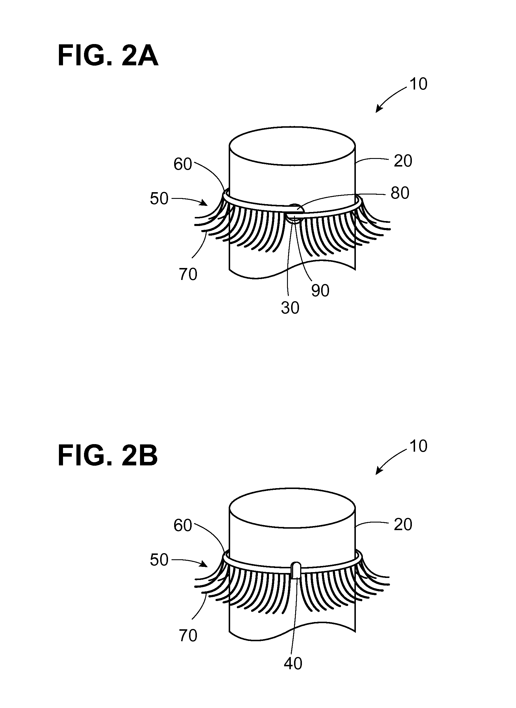 False eyelash holder