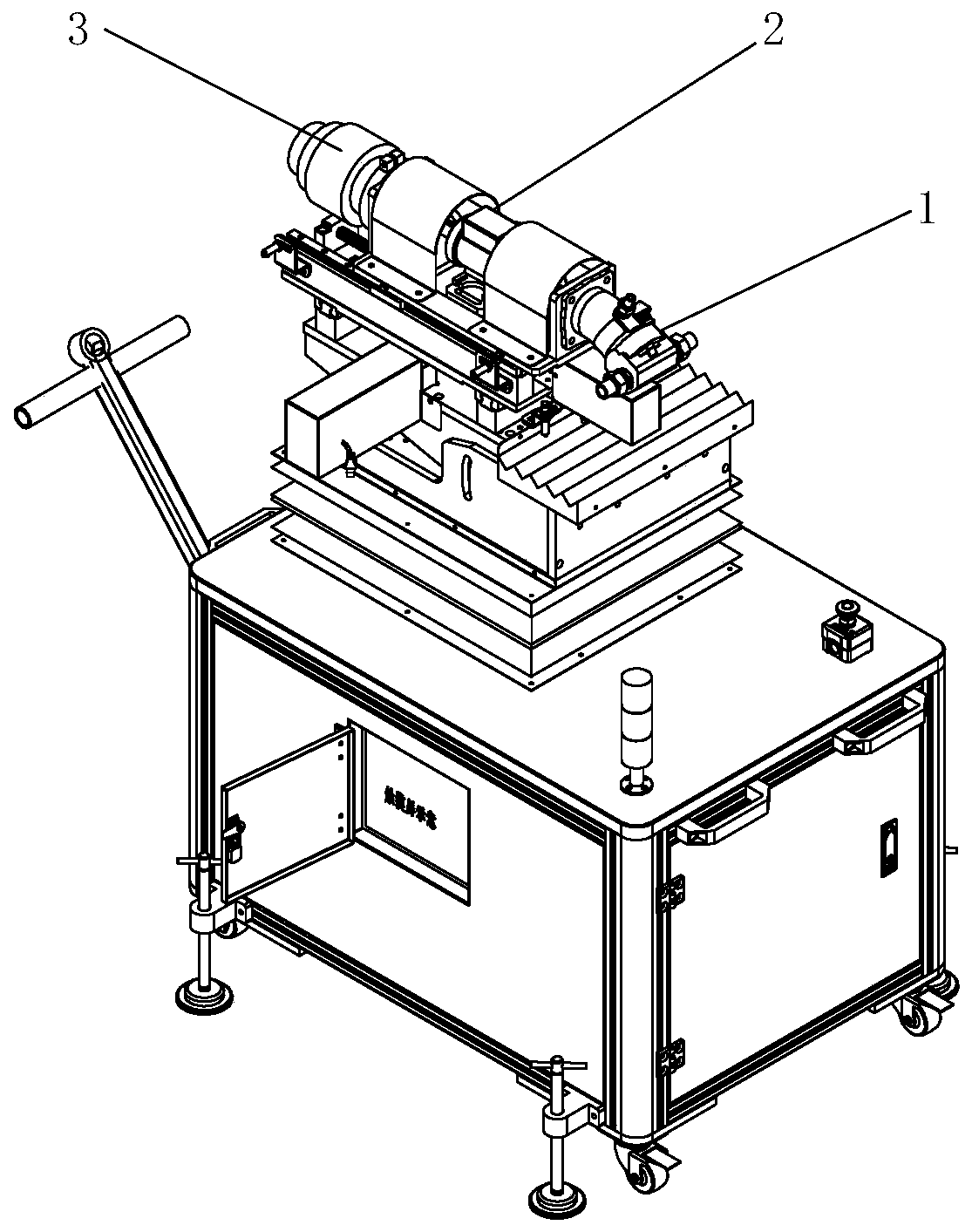 Aircraft hydraulic oil pump ground-drive testing equipment