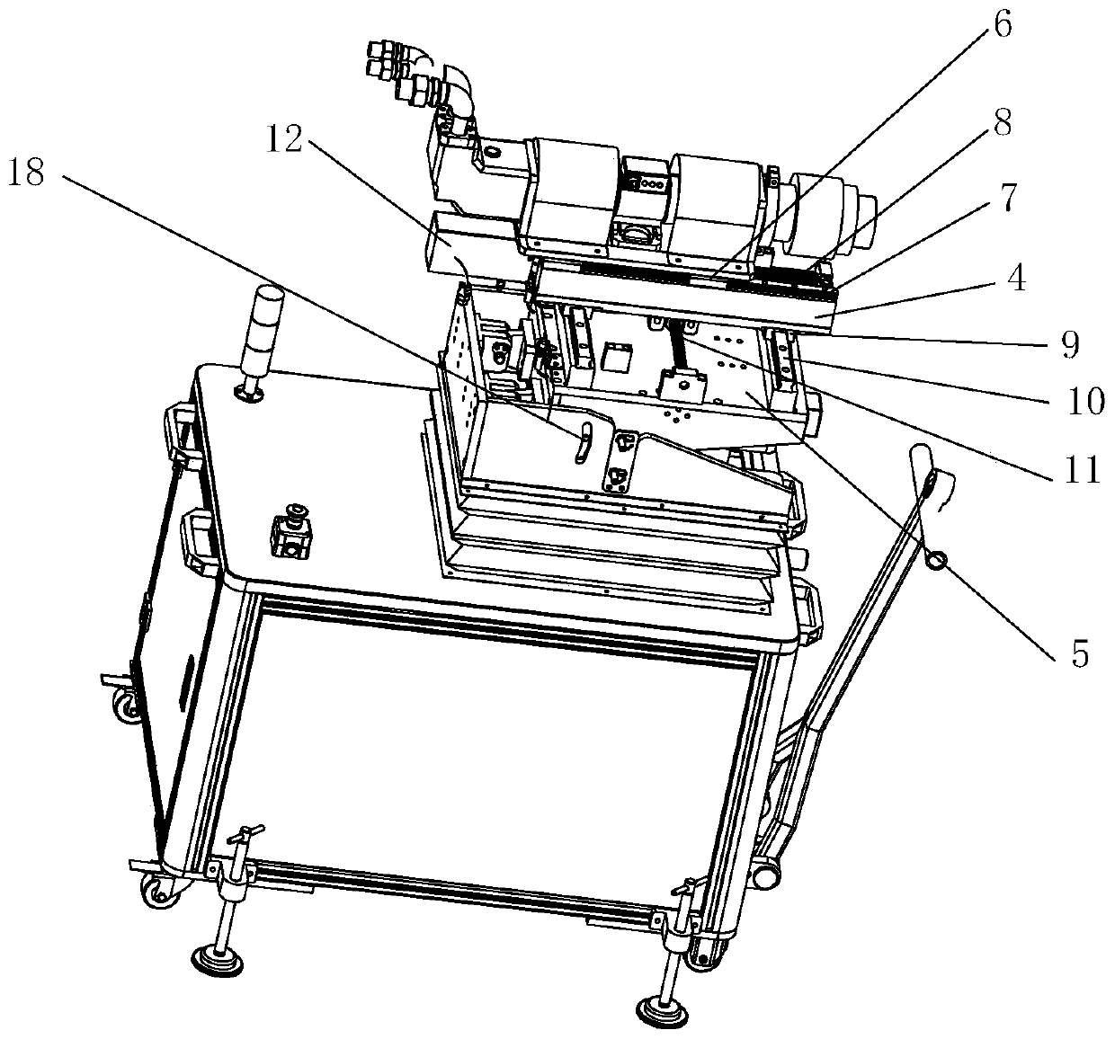 Aircraft hydraulic oil pump ground-drive testing equipment