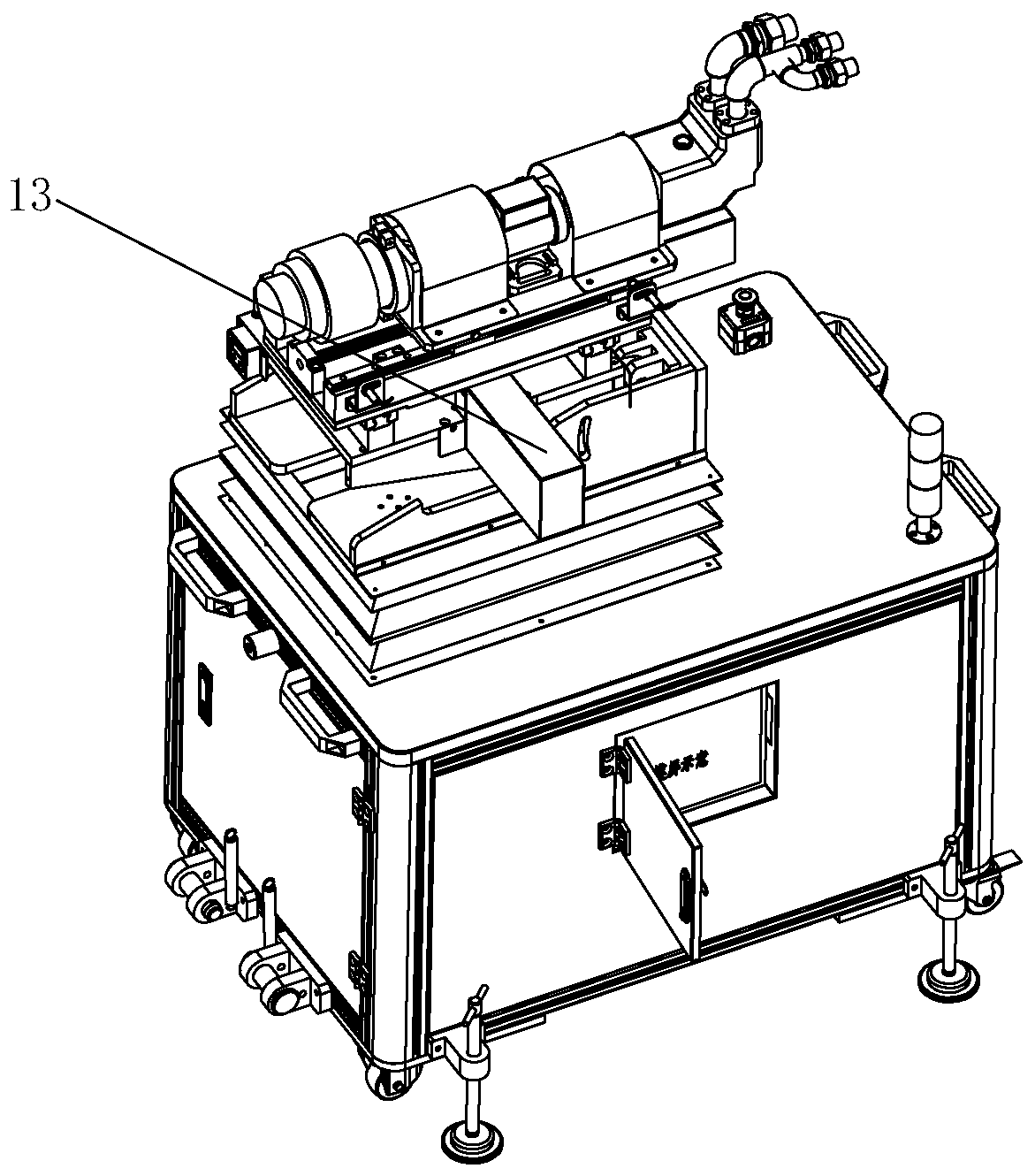 Aircraft hydraulic oil pump ground-drive testing equipment