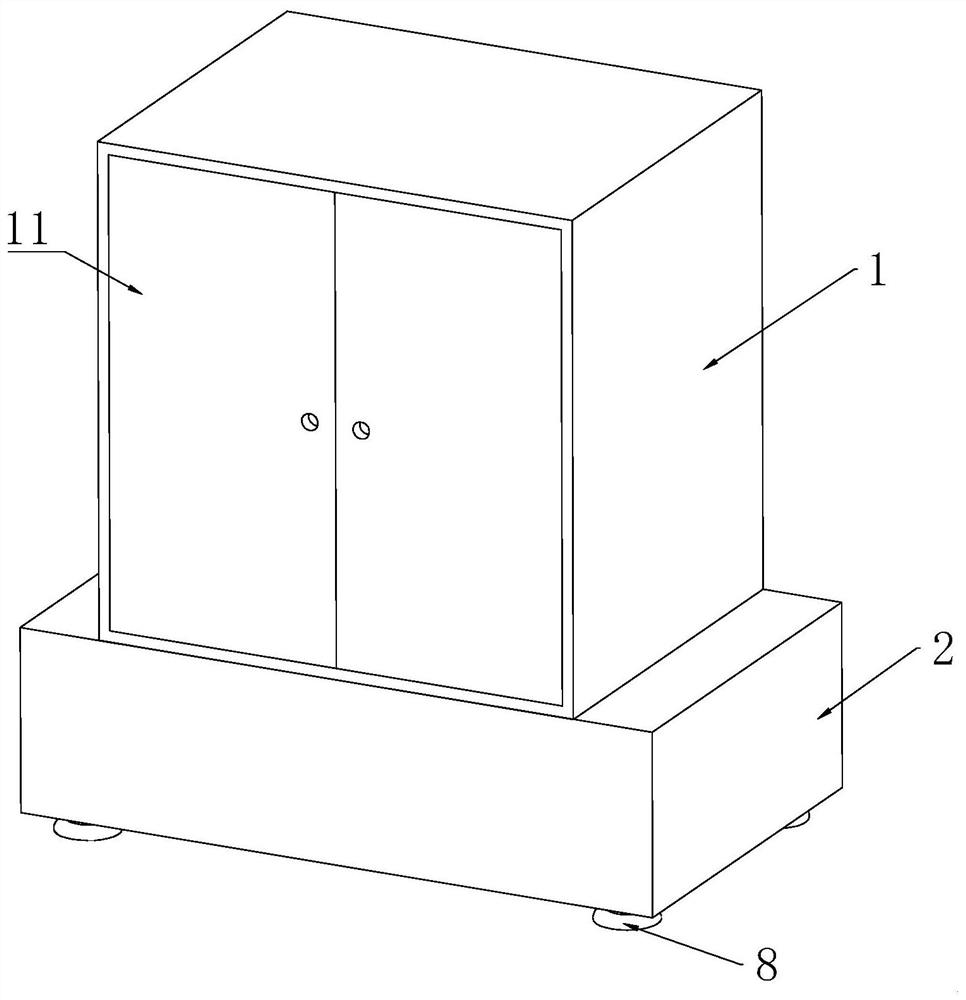 Portable recorder supporting device with signal shielding function