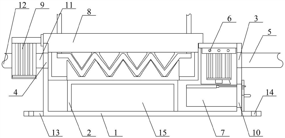 Multifunctional chemical device tail gas waste heat recovery device