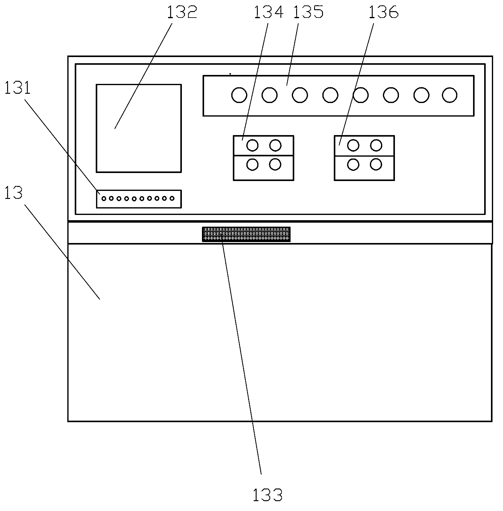 Integrated test stand of straight-travel electric actuating mechanism