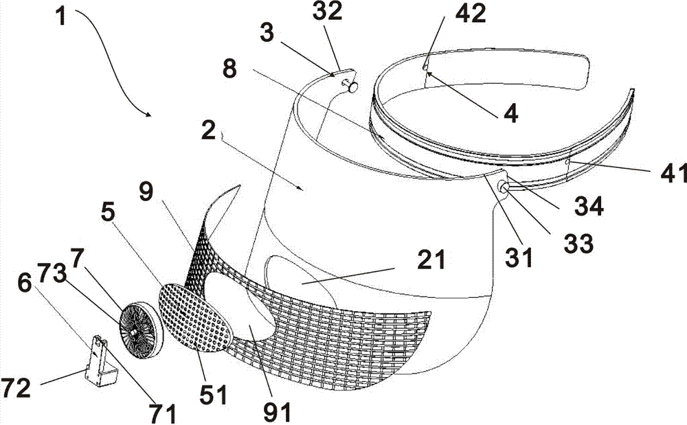 Wearable solar air cleaner