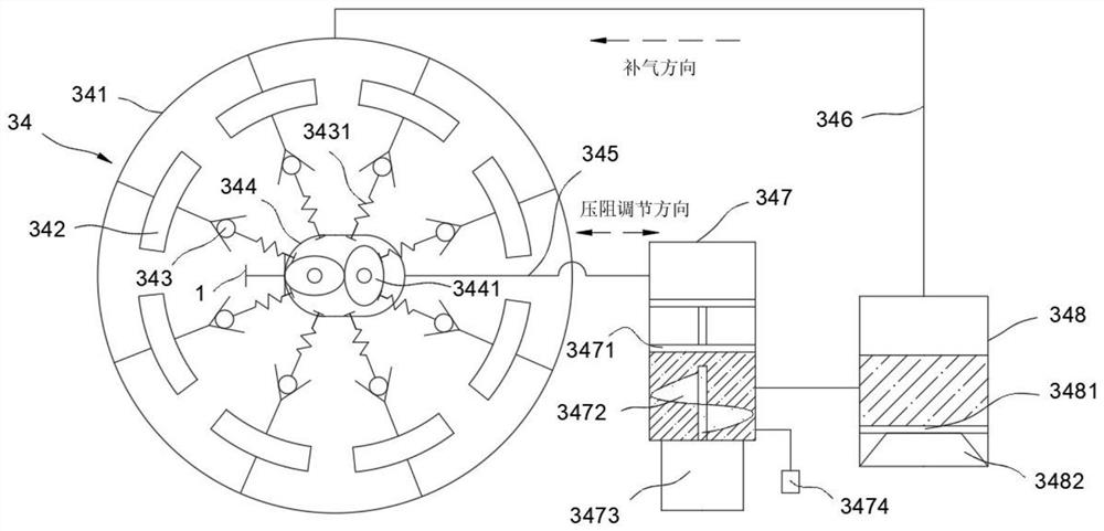 Car roof graded adjustable air resistance slow-release speed device