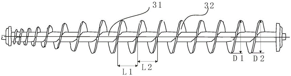 Coal slime spiral conveying screen dehydration continuous system