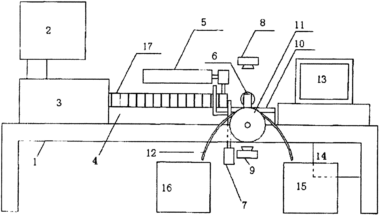 Sorting machine for surface appearances of clamping plates