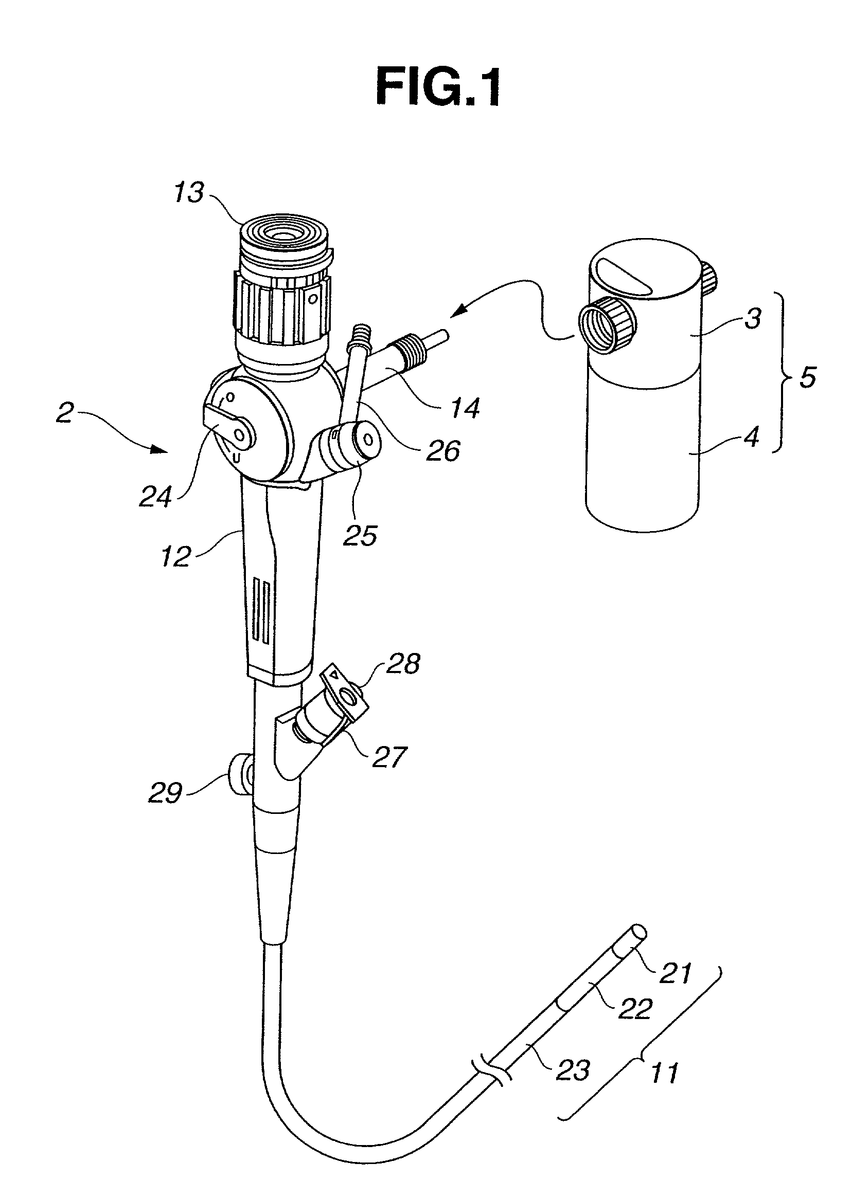 Battery-powered light source device for endoscope