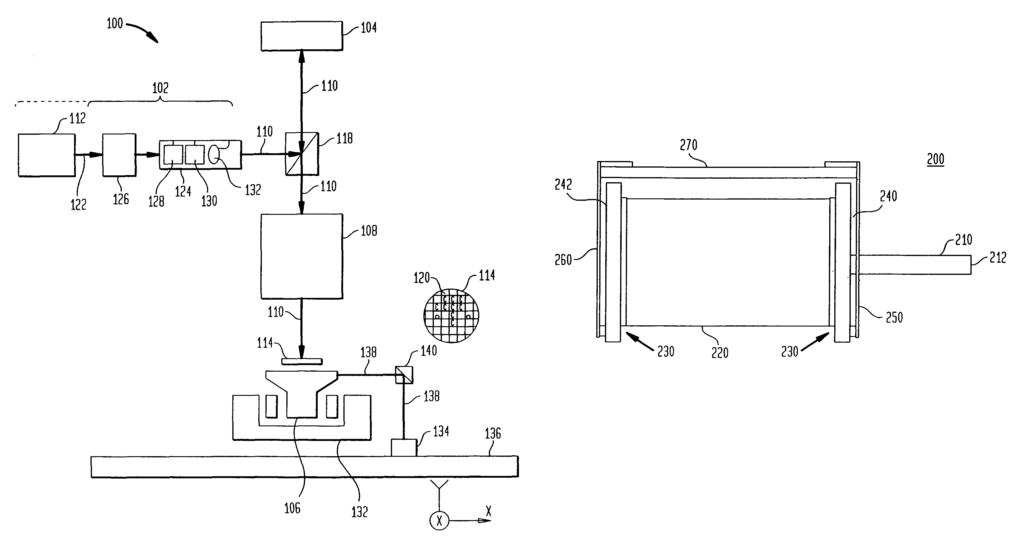 Optical element damping systems