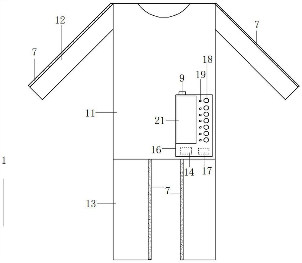 Intelligent heating device suitable for perioperative period