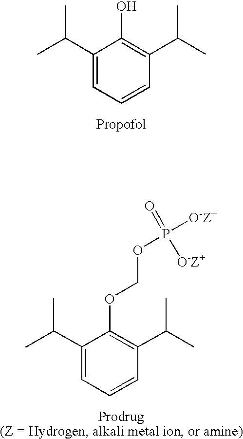 Methods of Administering Water-Soluble Prodrugs of Propofol