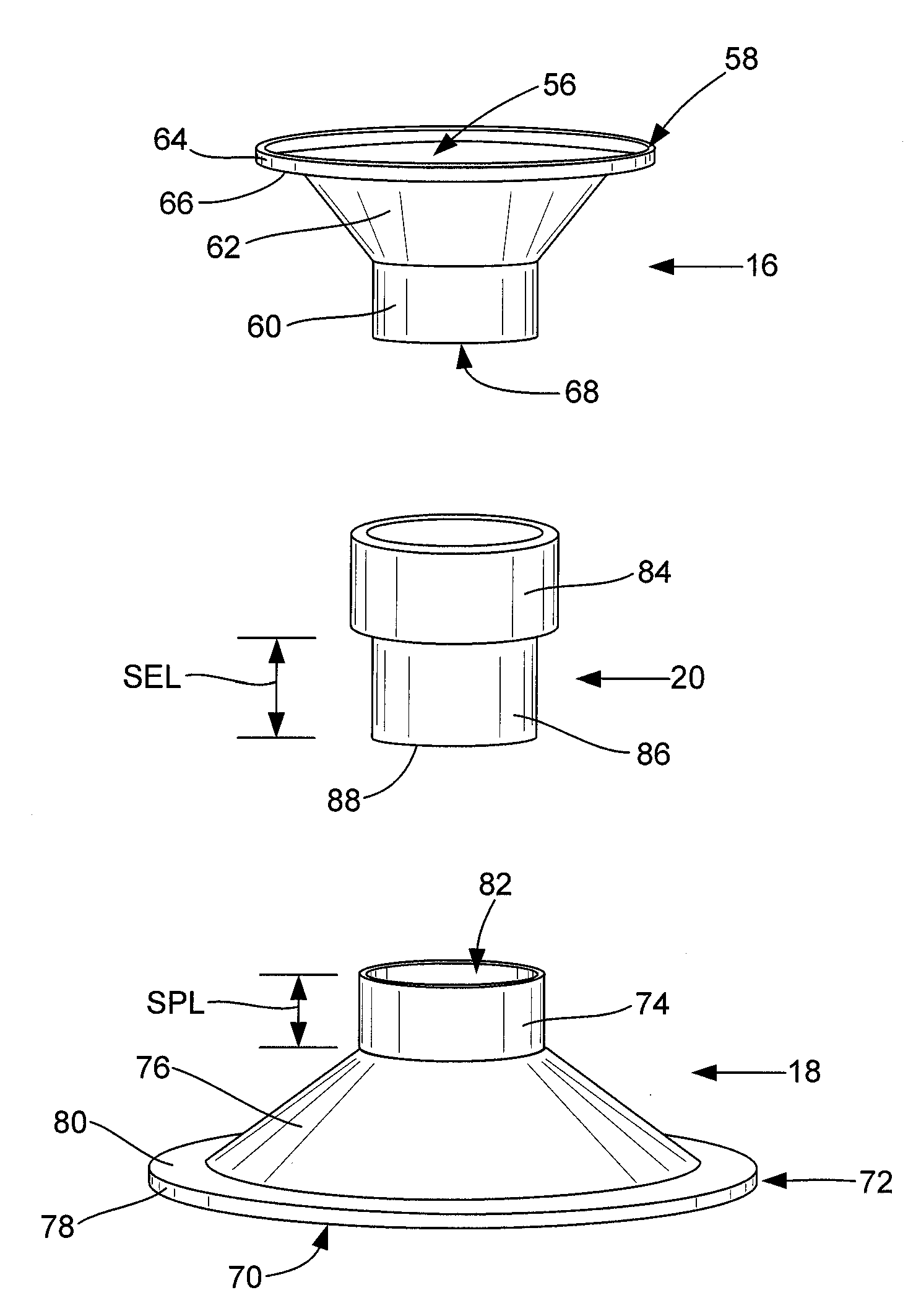 Lid for Containers which have an Opening with a Rolled Inside Edge