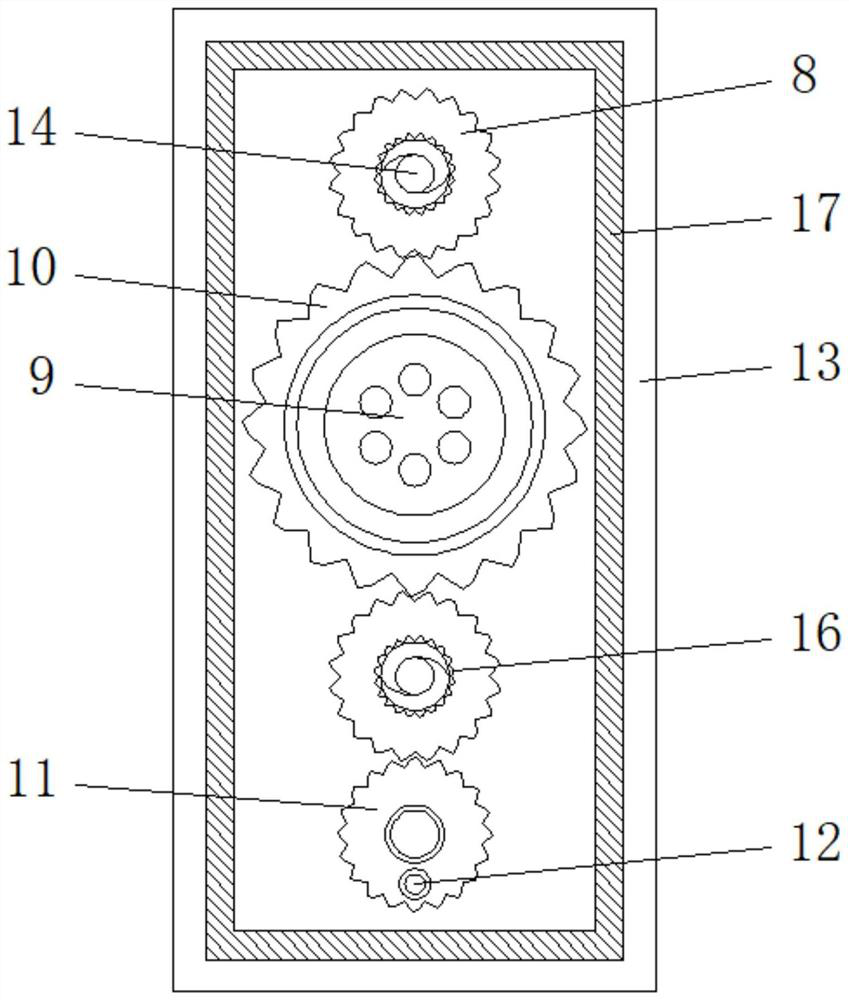 External prestress tensioning device for steel box-concrete composite beam