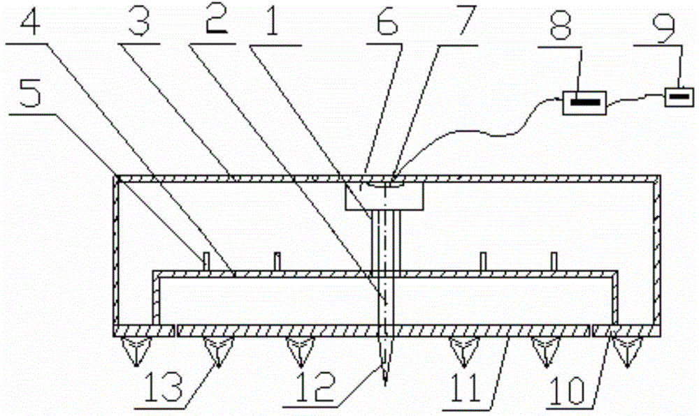 Seismic SH wave three-dimensional exploration earthquake source device