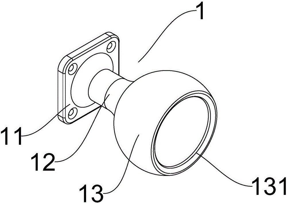 Hinge allowing wire to pass through