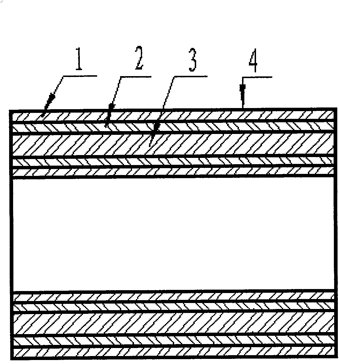 Process for preparing novel corrosion-resistant and wear-resistant color steel pipe