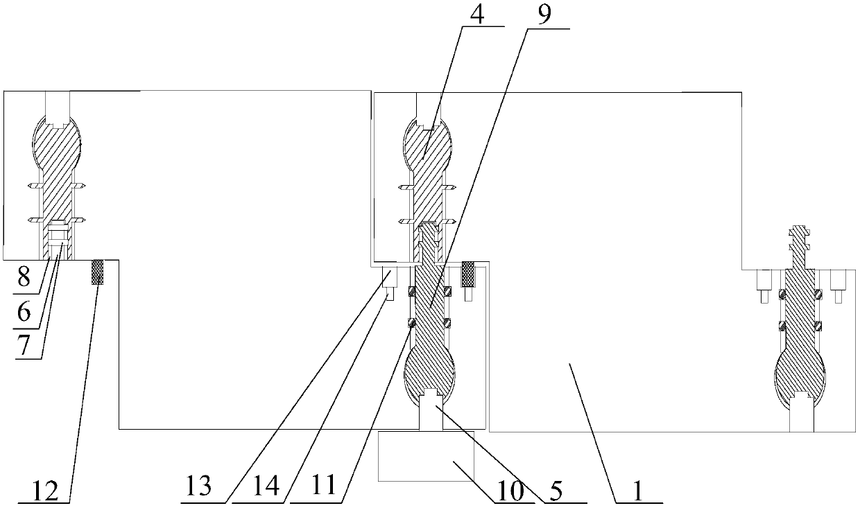 A robot modular assembly mechanical arm