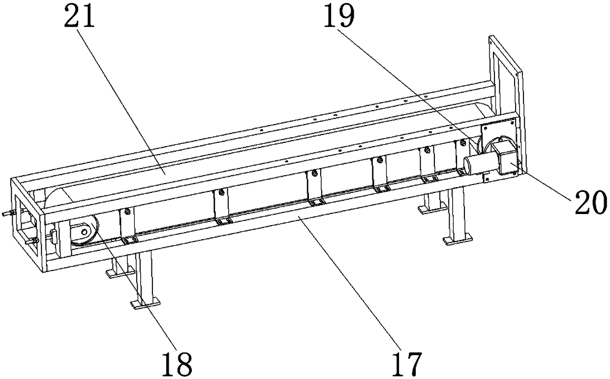 Fungus cultivating bag punching device