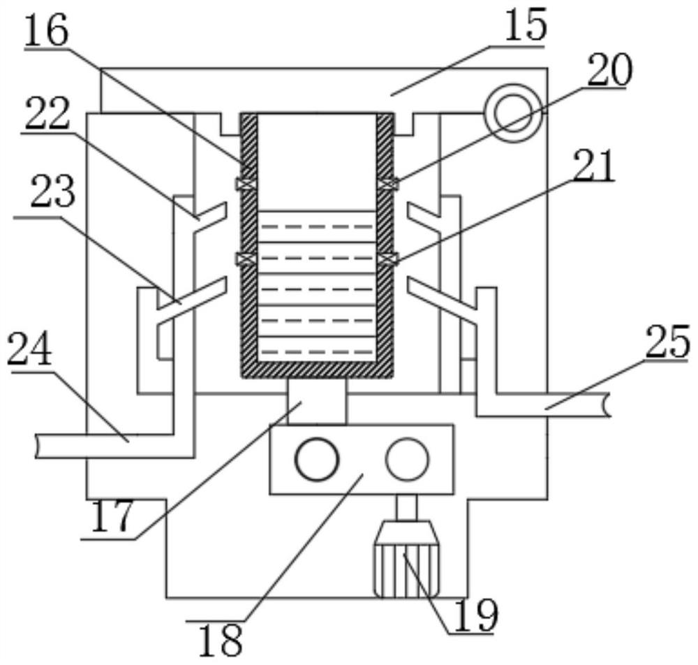 Treatment system for dreg organic fertilizer fermentation waste liquid