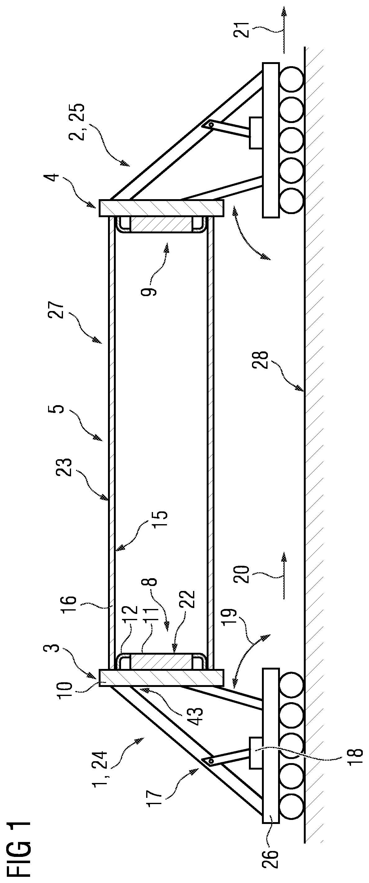 Method for handling a section of a wind turbine, tool for attaching a section to a handling device and transportation vehicle